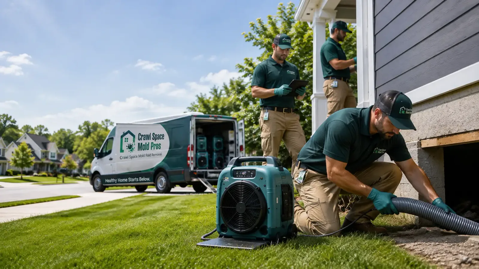 Crawl Space Mold Removal in Mazeppa, MN